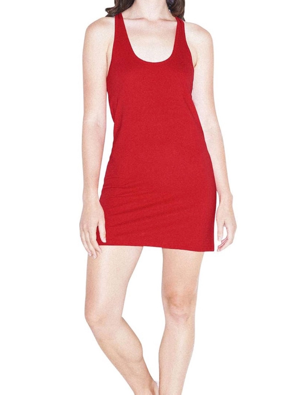 NWT American Apparel Red Racerback Mini Dress size M